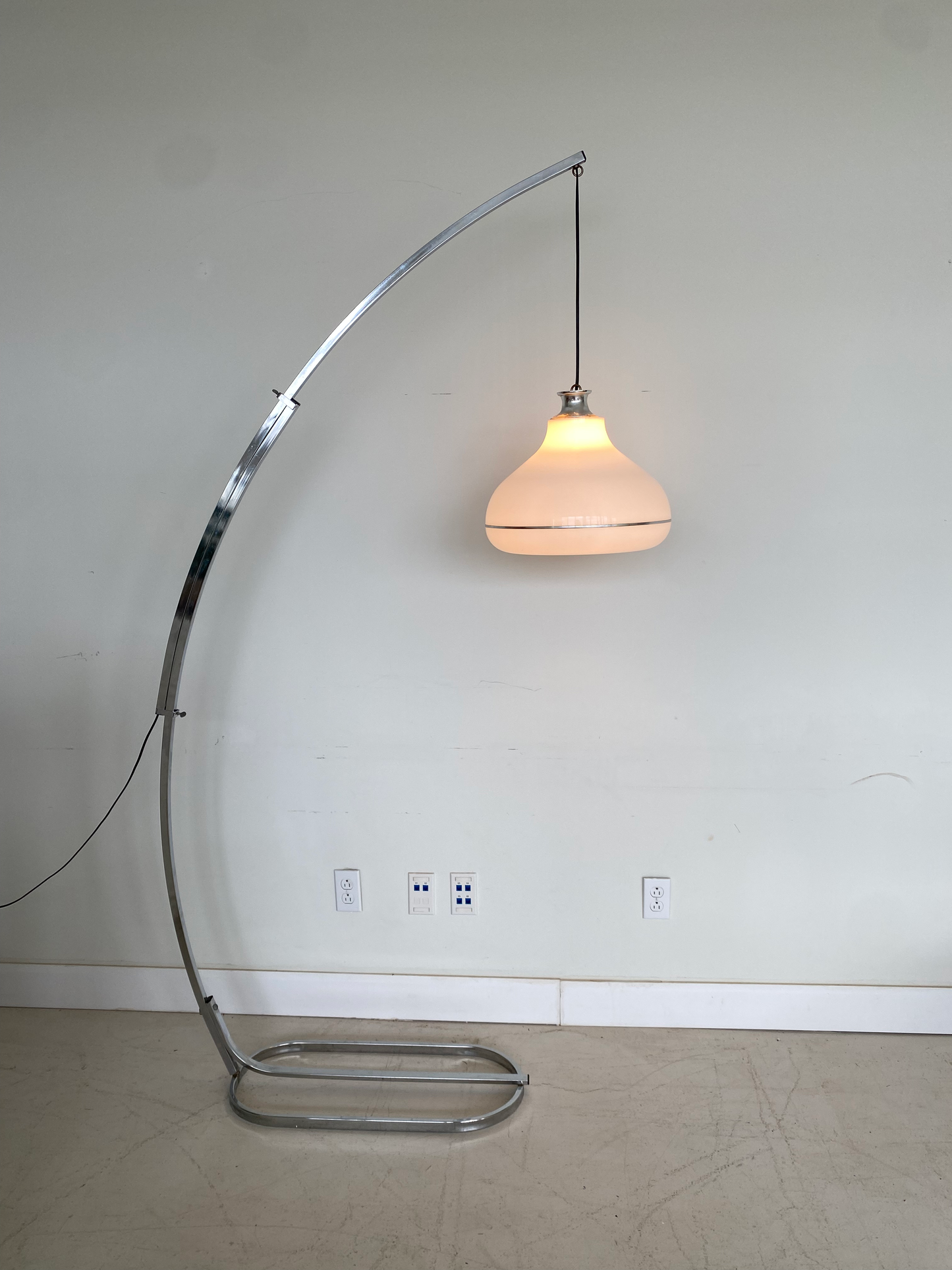 Chrome Arc Floor Lamp