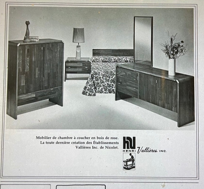 Rosewood Credenza/Dresser by Henri Vallières