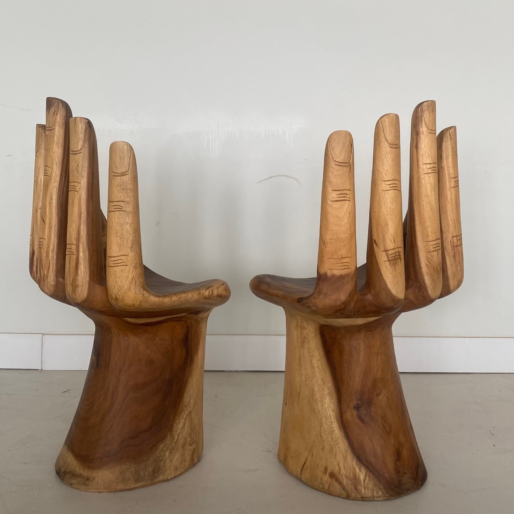 Wooden hand best sale chair for sale