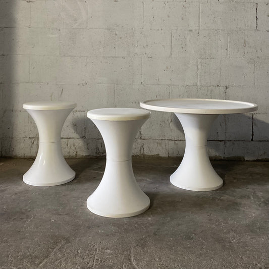 TamTam Stools/Side & Coffee Table by Henry Massonet for Stamp Edition