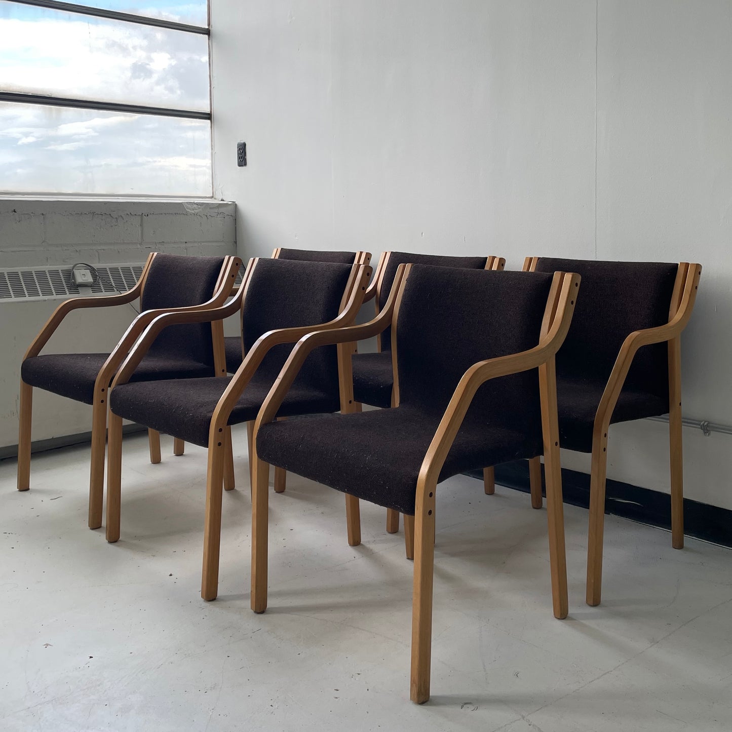 1970’s Vintage Westnofa Scandinavian Dining Chairs, model 4550